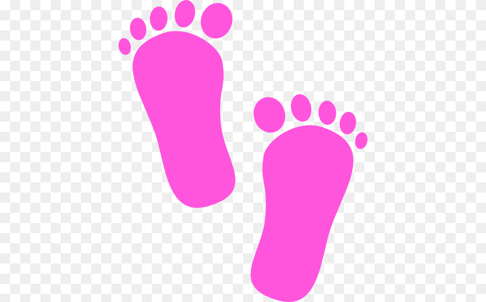 Baby Girl Footprint Clip Art Free Png