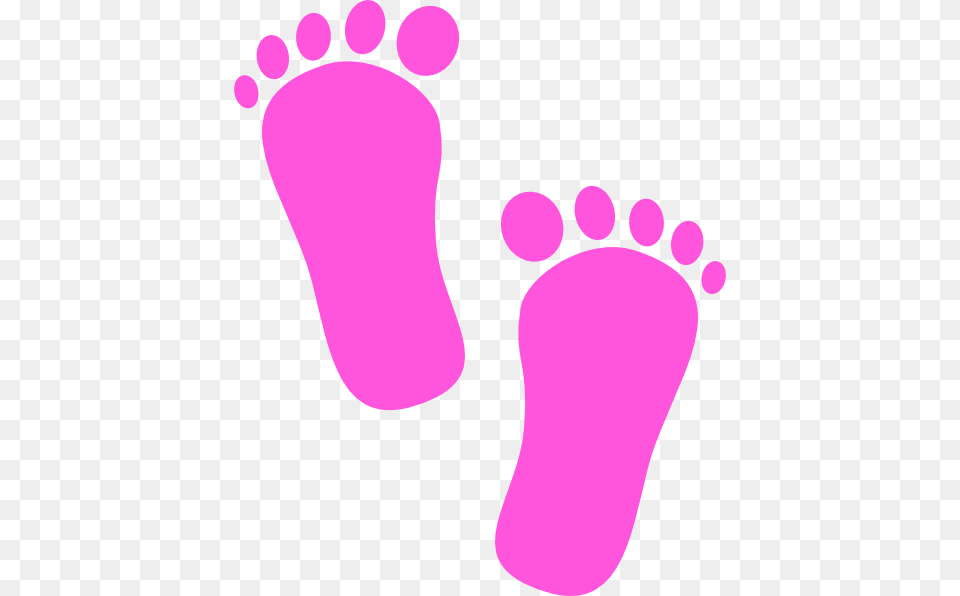 Baby Girl Footprints Clip Arts For Web, Footprint Png Image