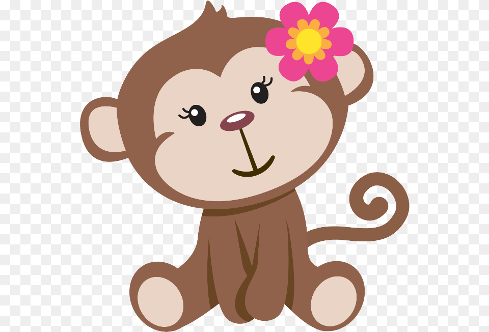 Baby Girl Monkey Clip Art Monkey Girl, Electronics, Hardware, Person, Face Free Png Download