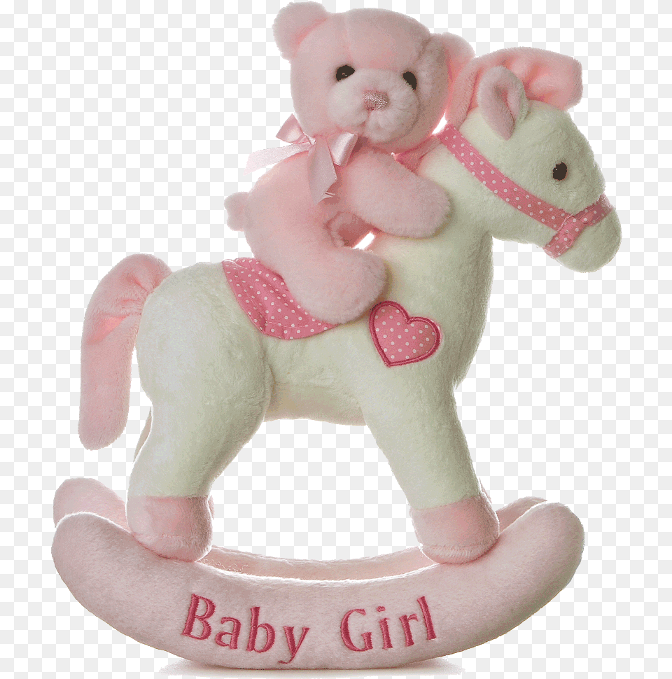 Baby Girl Musical Rocking Horse Girl Rocking Horse, Teddy Bear, Toy, Plush Free Transparent Png