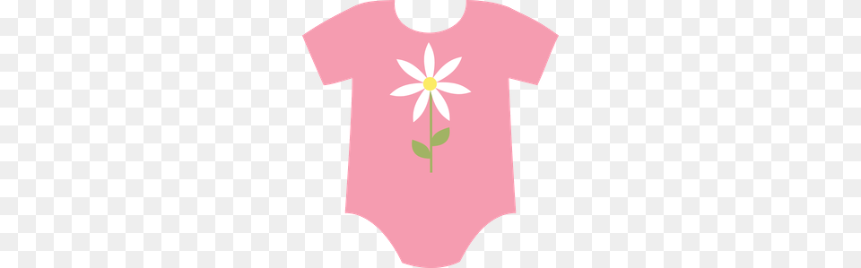 Baby Girl Onesie Clip Art Clip Art, Clothing, Flower, Petal, Plant Free Transparent Png