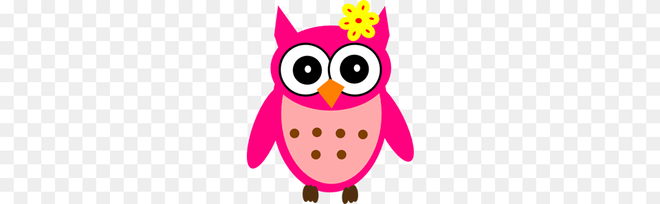 Baby Girl Owl With Bow Clipart For Web, Nature, Outdoors, Snow, Snowman Free Png