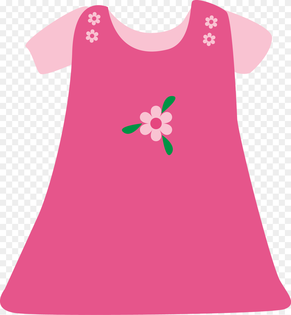 Baby Girl Pink Dress Kids Dress Clip Art, Clothing, Tank Top, Blouse Free Png Download