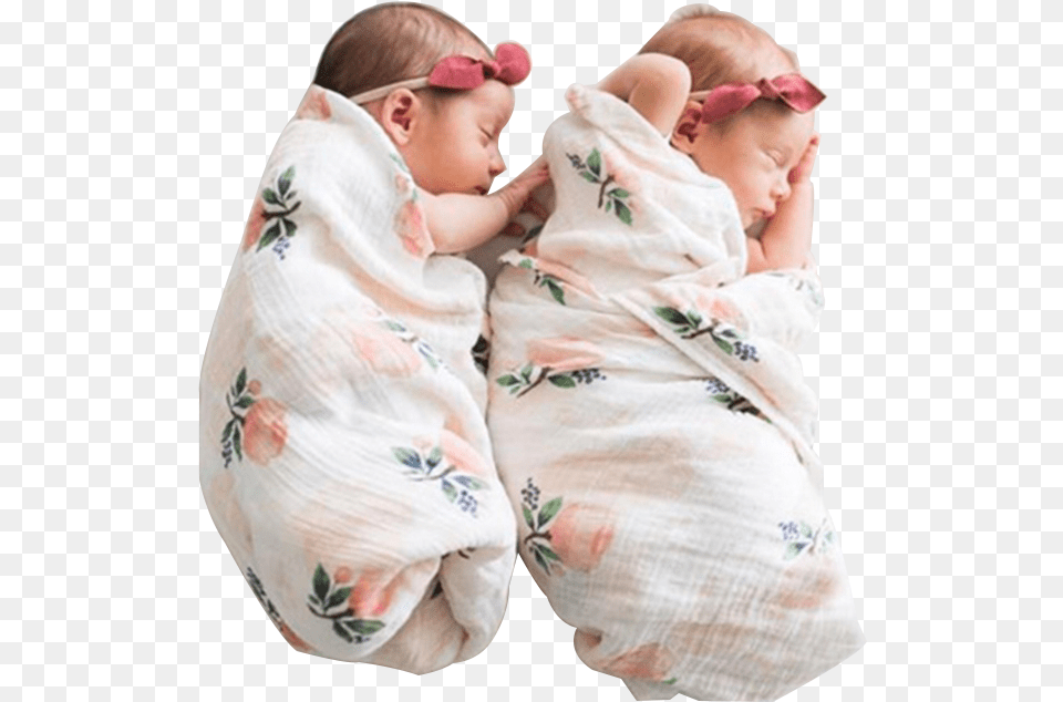 Baby Girl Swaddle, Blanket, Person, Newborn, Face Png