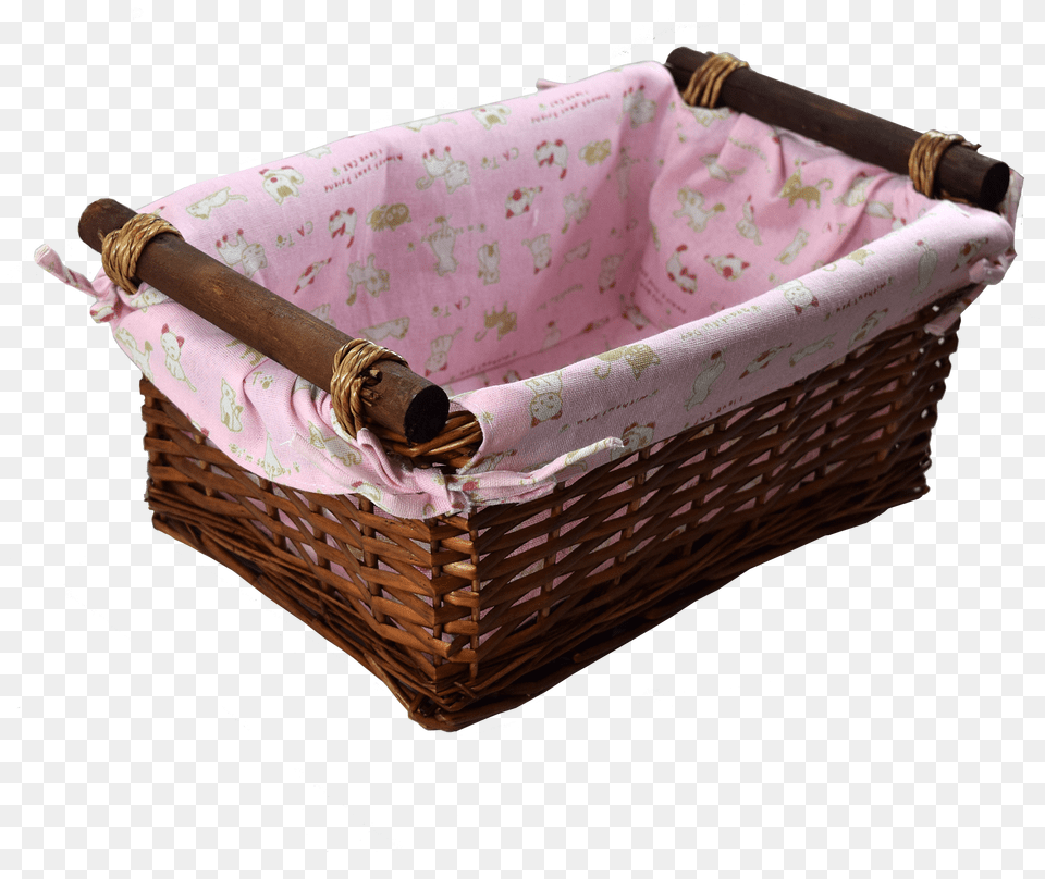 Baby Girl Wicker Basket Wicker, Crib, Furniture, Infant Bed, Bed Png