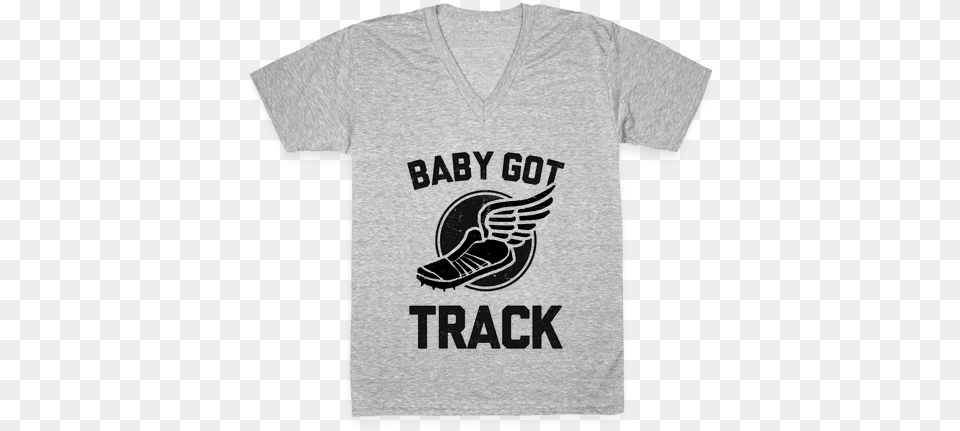 Baby Got Track V Neck Tee Shirt Puppy Bowl Shirt, Clothing, T-shirt Png Image