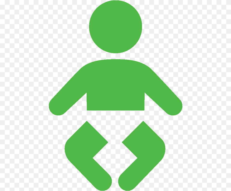 Baby Green Baby Icon Green, Symbol, Recycling Symbol Free Transparent Png