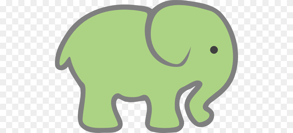 Baby Green Elephant Clip Arts For Web, Animal, Mammal, Wildlife Free Transparent Png