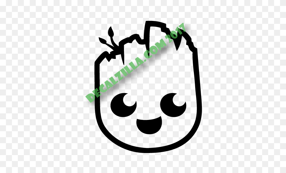 Baby Groot Decal Sticker Clip Art, Green, Blackboard, Text Png