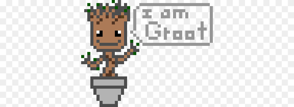 Baby Groot Excel Pixel Art, Scoreboard Png