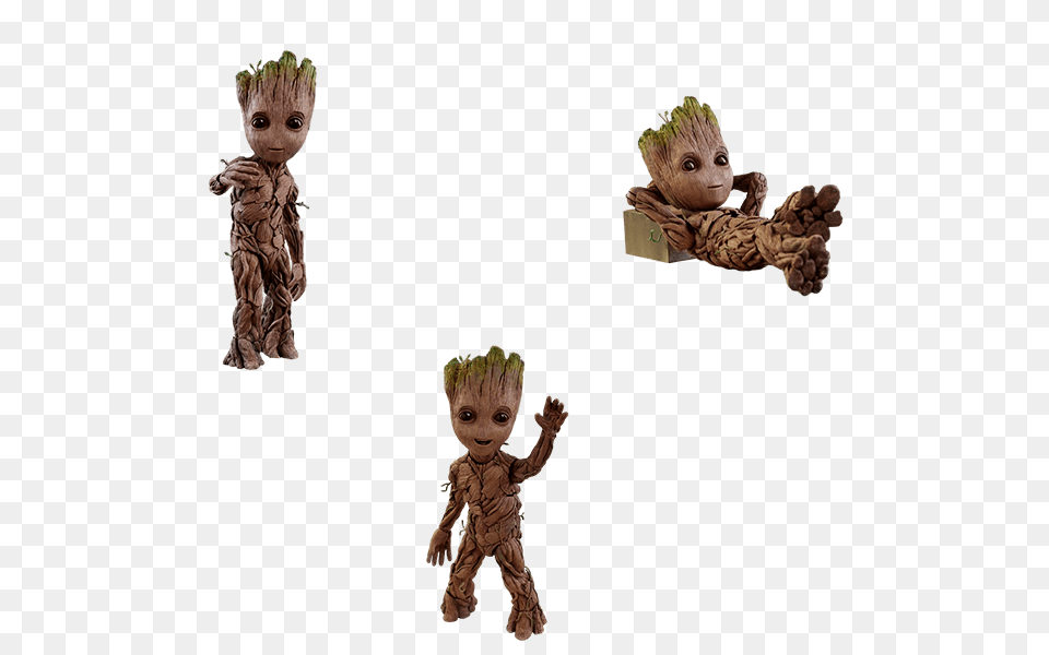 Baby Groot Gamora Rocket Raccoon Thanos, Person, Face, Head, Toy Free Png