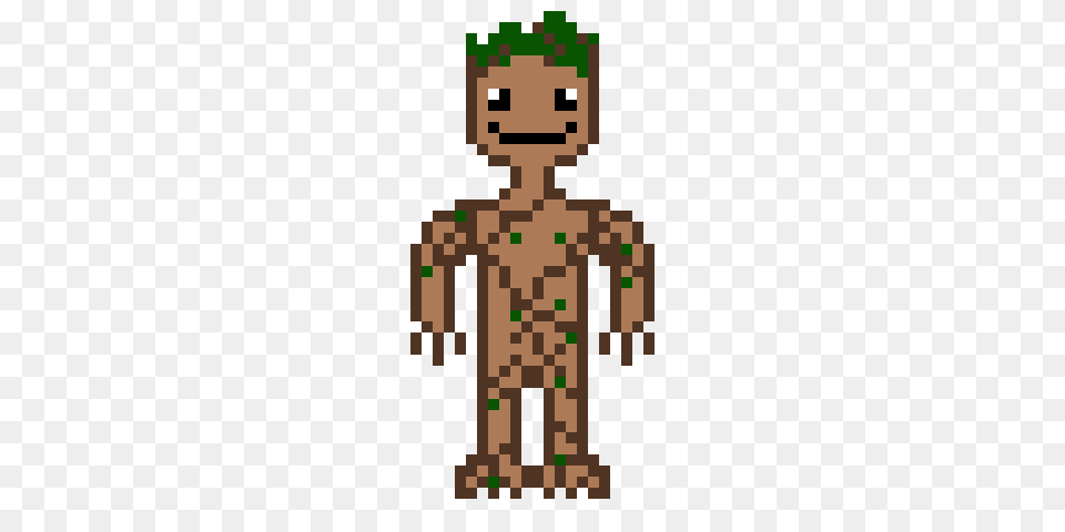 Baby Groot Pixel Art Maker, Qr Code Png Image