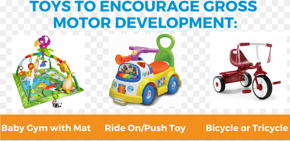 Baby Gym With Mat Push Amp Pull Toy, Transportation, Tricycle, Vehicle, Machine Free Png Download
