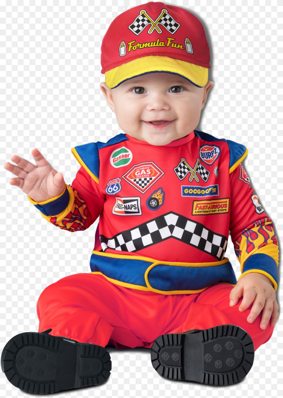 Baby Halloween Costume Racecar Driver Burnin Rubber Sold Out, Photography, Person, Head, Hat Free Png Download