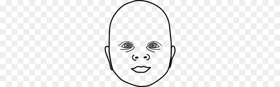 Baby Head Clip Art For Web Free Png