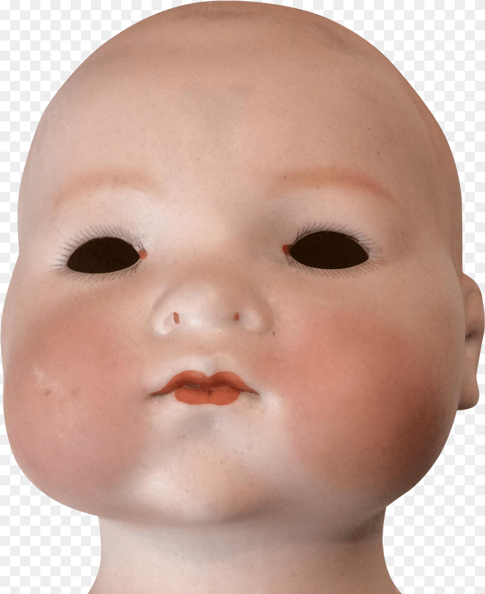 Baby Head Transparent Baby Doll Head, Person, Face, Toy, Photography Free Png Download