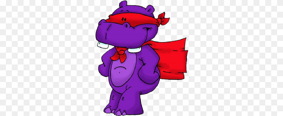 Baby Hippo Images Hippopotamus Clipart Hippo Hero, Purple, Cartoon, Person Free Png Download