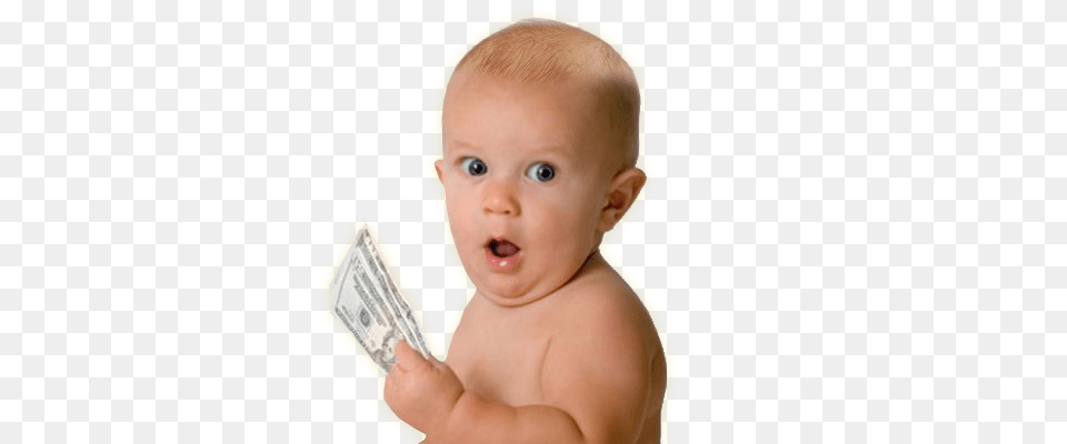 Baby Holding Cash Crying Baby Background, Face, Head, Person, Photography Png