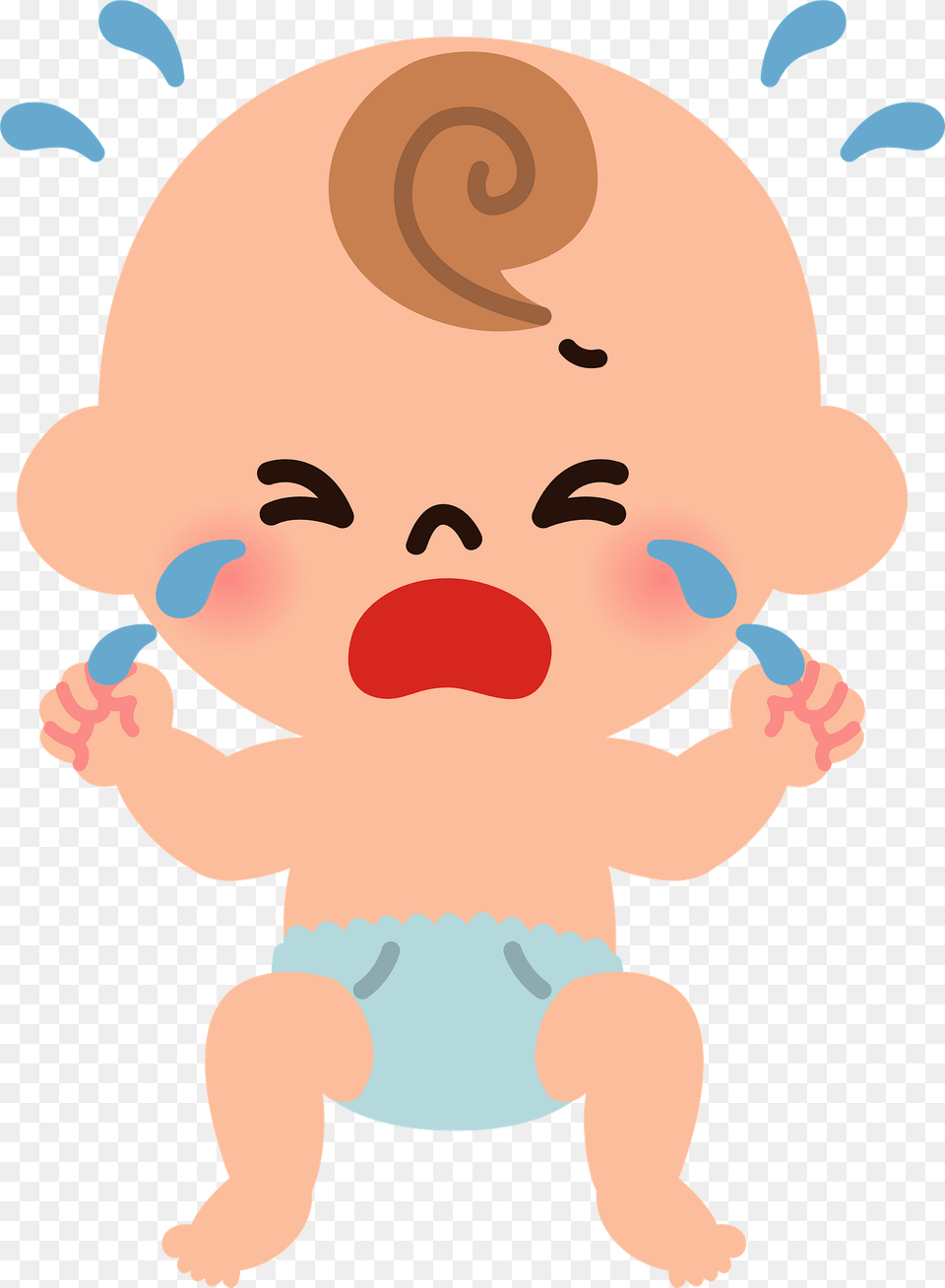 Baby Is Crying Clipart, Person Free Png