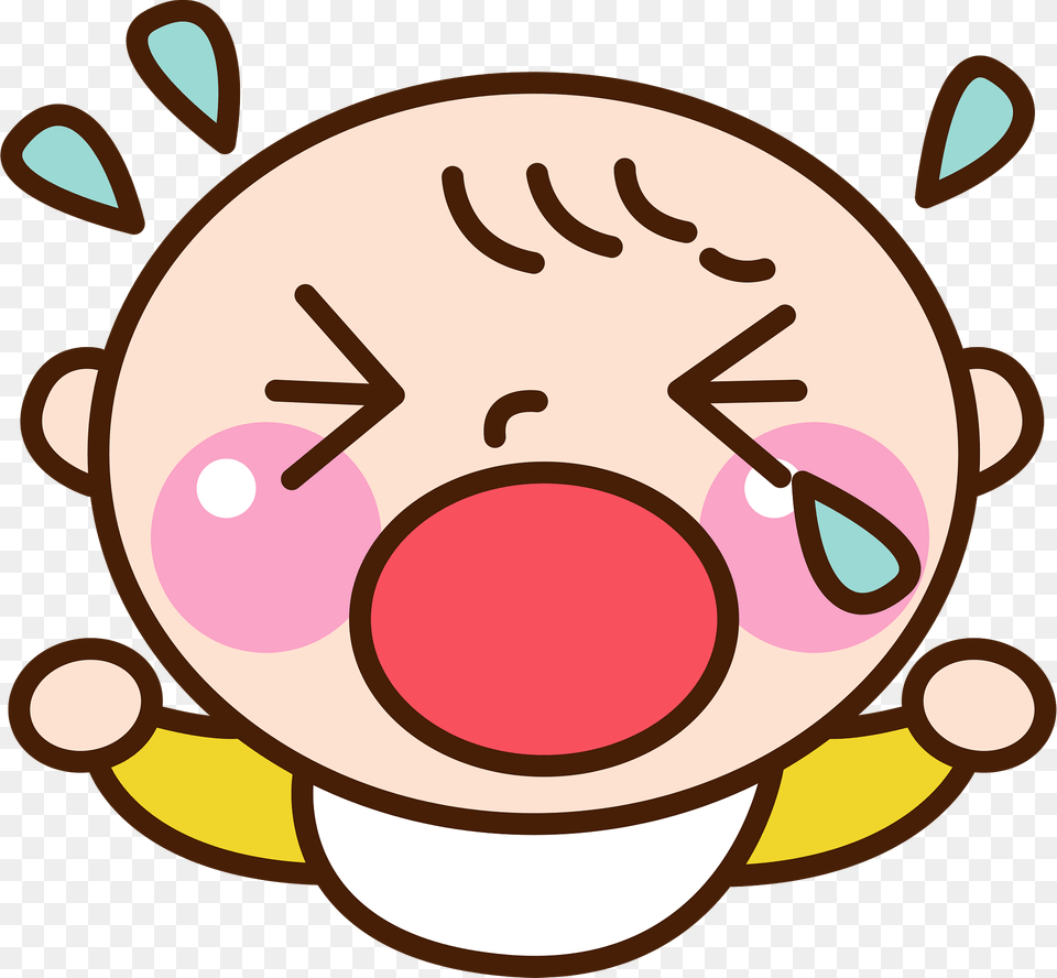Baby Is Crying Clipart, Performer, Person, Clown Png Image