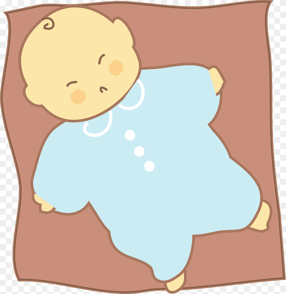 Baby Is Laying On A Blanket Clipart, Face, Head, Person Free Png