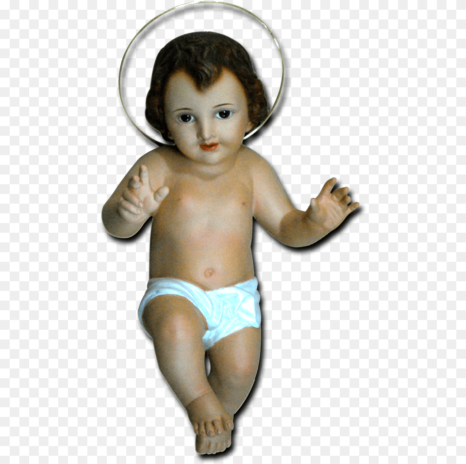 Baby Jesus Image Baby Jesus, Person, Diaper, Face, Head Free Transparent Png