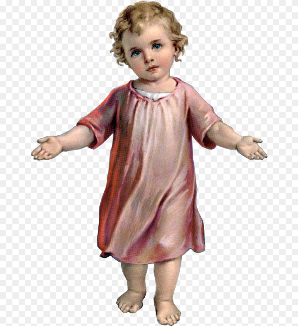 Baby Jesus Images Download, Person, Doll, Toy, Face Png