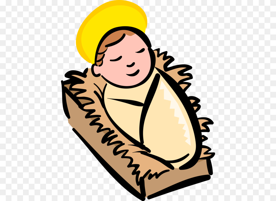 Baby Jesus In Manger, People, Person, Clothing, Hat Free Png