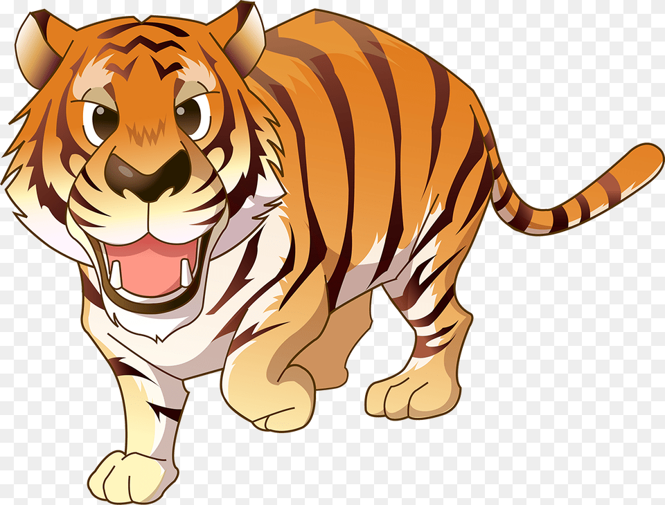 Baby Jungle Animals Cat Clip Art, Animal, Mammal, Tiger, Wildlife Free Transparent Png