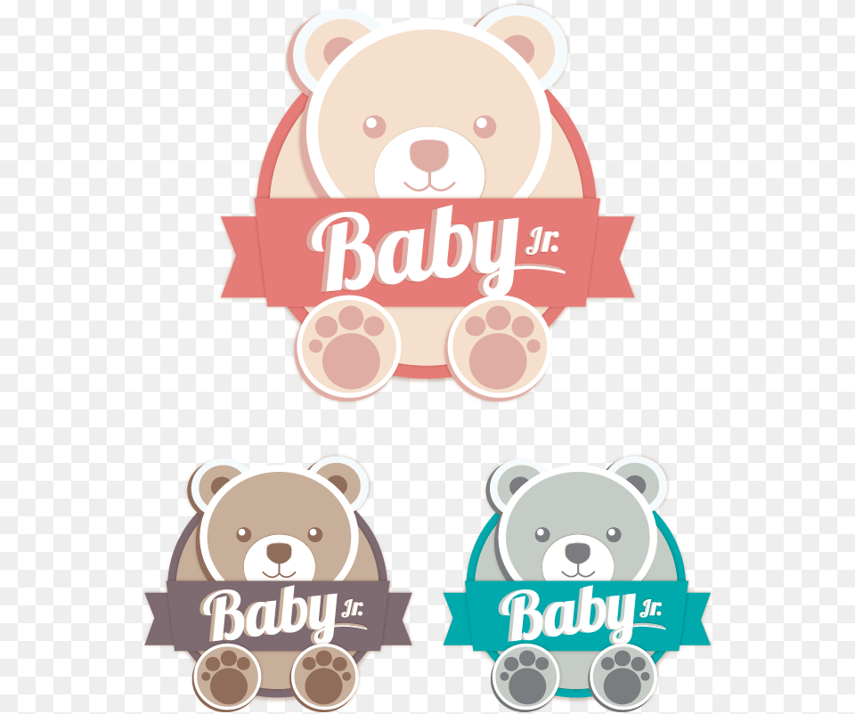Baby Junior Logo Proposals Logo Baby Bear, Advertisement, Poster, Wildlife, Mammal Free Png Download