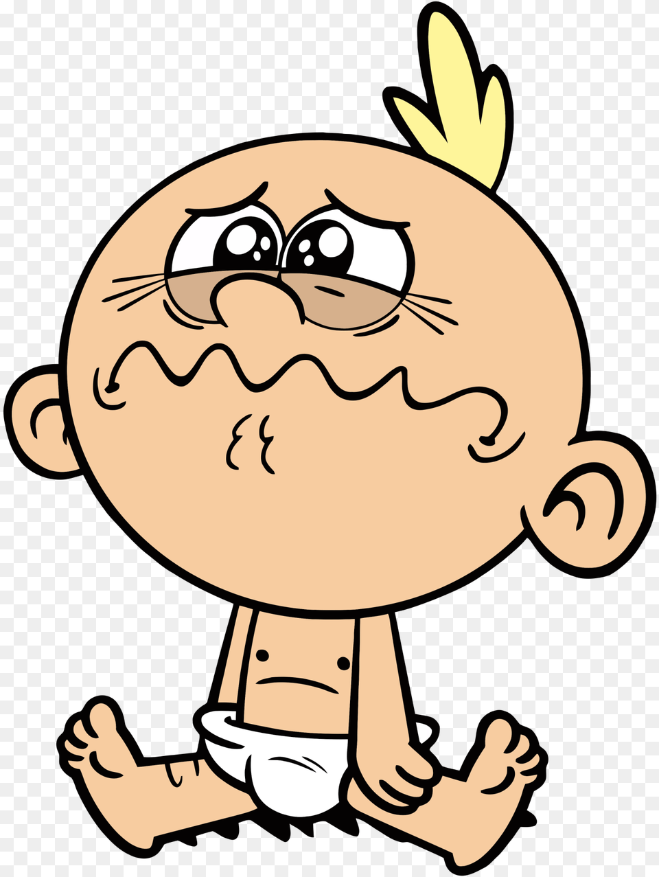 Baby Lily Loud About To Cry, Cartoon, Person Free Png