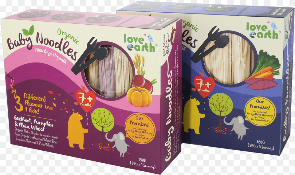 Baby Love Earth Organic Baby Noodle, Box, Animal, Bear, Mammal Free Transparent Png