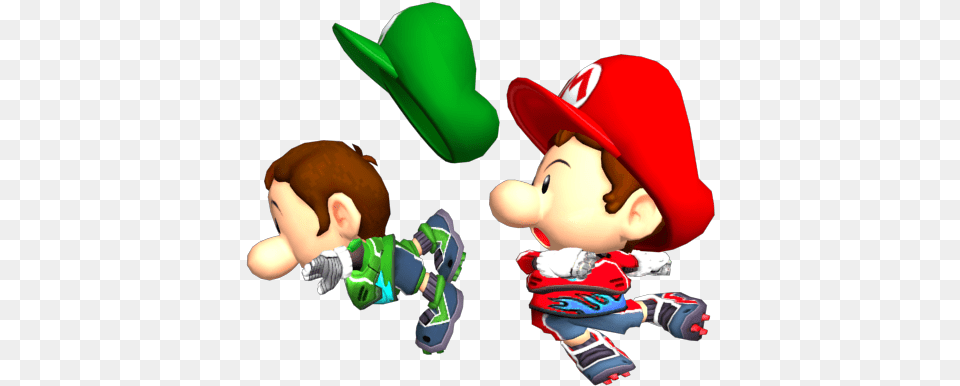 Baby Mario X Baby Luigi, Person, Game, Super Mario, Clothing Free Png
