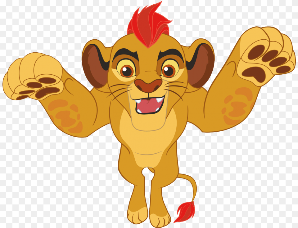 Baby Meet Kion The Protagonist In All New Disney Junior Kion Lion Guard, Animal, Mammal, Wildlife Free Png Download