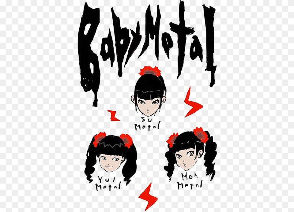 Baby Metal Beach Sheet Japanese Idol, Person, Face, Head, Text Free Transparent Png