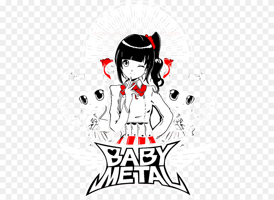 Baby Metal Spiral Notebook Babymetal, Book, Comics, Publication, Person Png