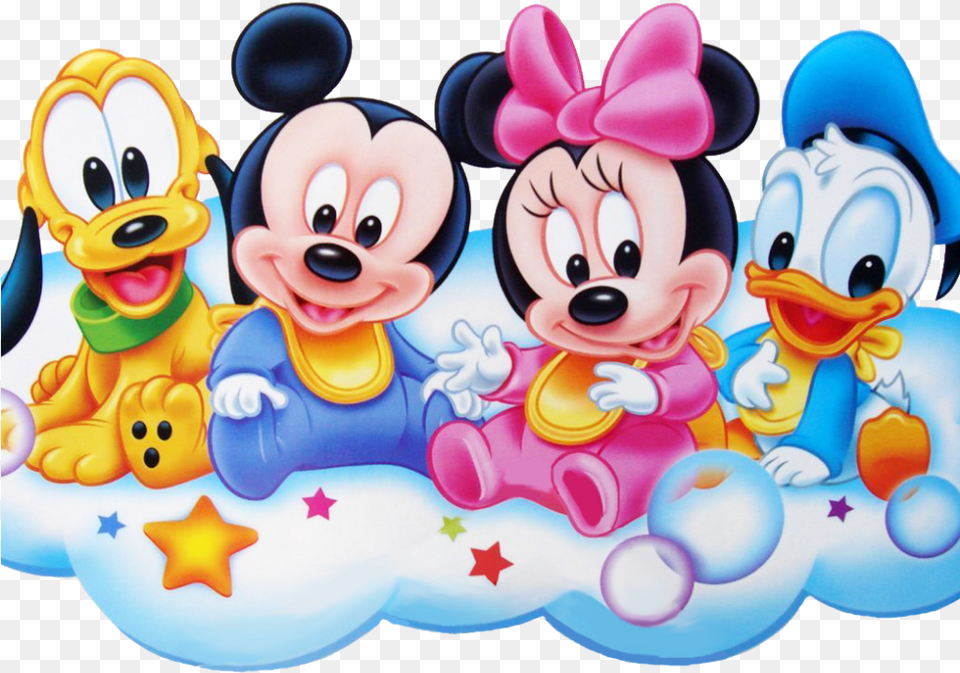 Baby Mickey And Minnie And Pluto, Toy, Person, Face, Head Png Image