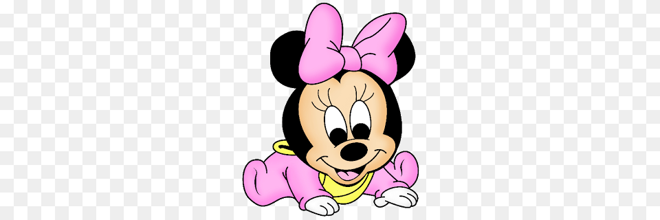 Baby Mickey And Minnie Mouse Disney Baby Minnie Mouse Clip Art, Cartoon, Nature, Outdoors, Snow Free Png Download