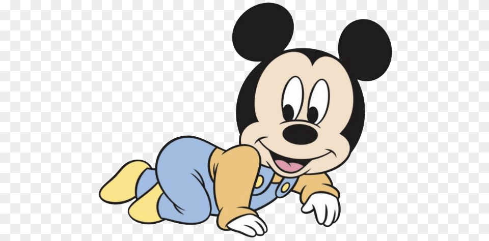 Baby Mickey Crawl Disney Babes Baby Mickey Baby, Cartoon, Animal, Bear, Mammal Free Png