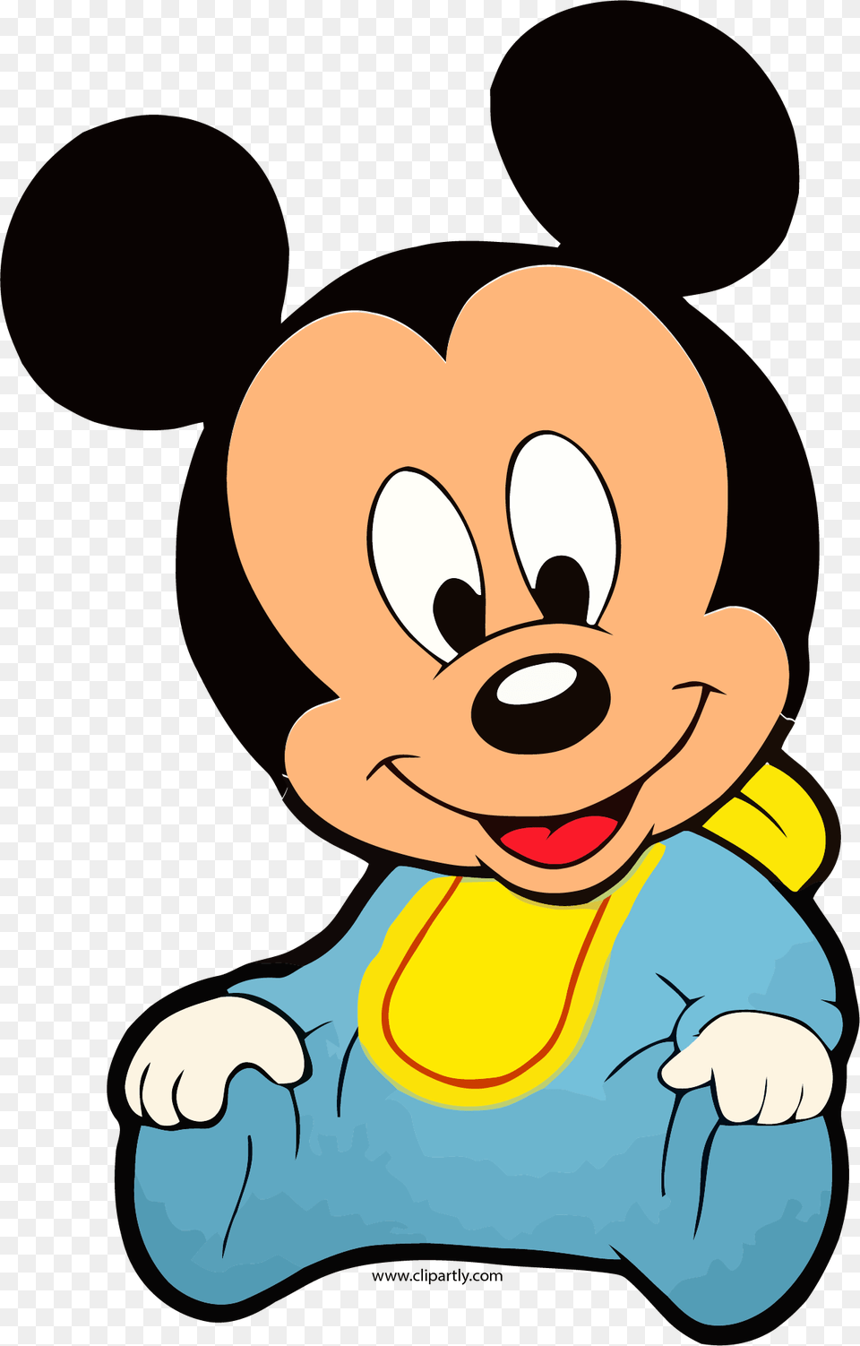 Baby Mickey Front View Clipart Cartoon Baby Mickey Mouse, Person Free Transparent Png