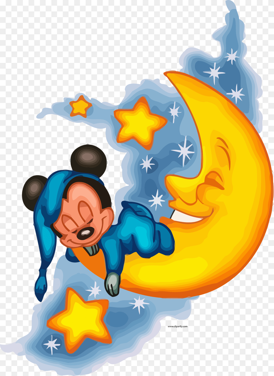 Baby Mickey Mouse And Friends Sleeping Clipart Sleeping Mickey Mouse, Outdoors Png Image