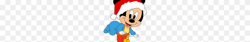 Baby Mickey Mouse Christmas Disney Ba Christmas Clip Art Images, Cartoon, Person Png Image