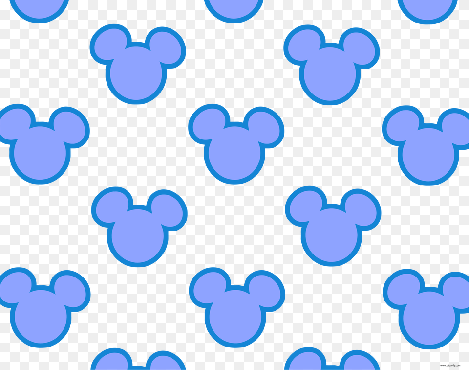 Baby Mickey Mouse Head Silhouette Wallpaper Clipart, Pattern, Network Png Image