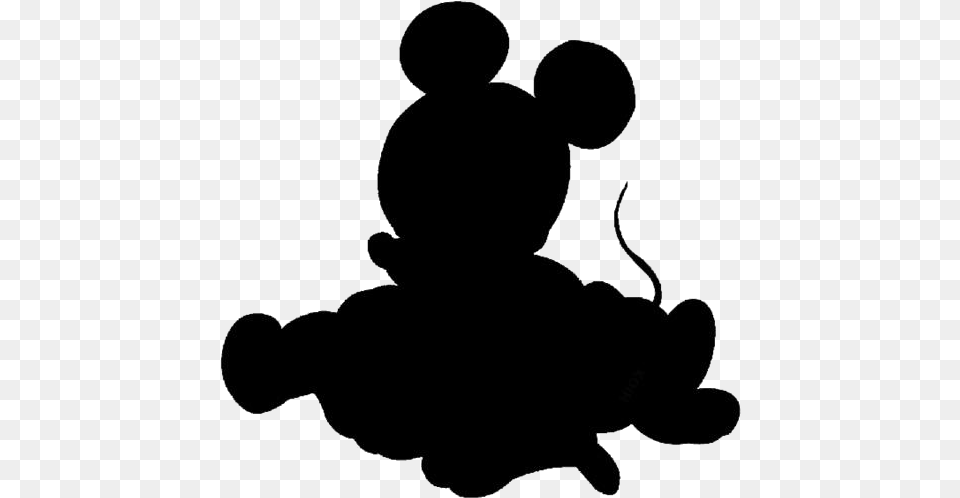 Baby Mickey Transparent Images Joga, Silhouette, Person, Cupid Png Image