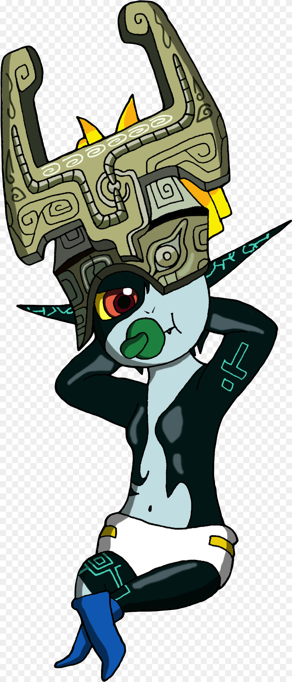 Baby Midna Color Fictional Character, Person, Cartoon, Face, Head Free Transparent Png