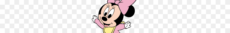 Baby Minnie Clipart Minnie Mouse Clipart, Cartoon, Person Png