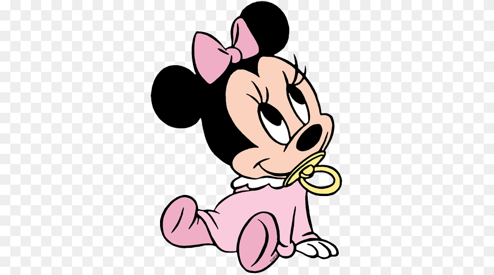 Baby Minnie Daisy Disney Babies Clip Art Disney Clip Art, Cartoon, Person Png Image