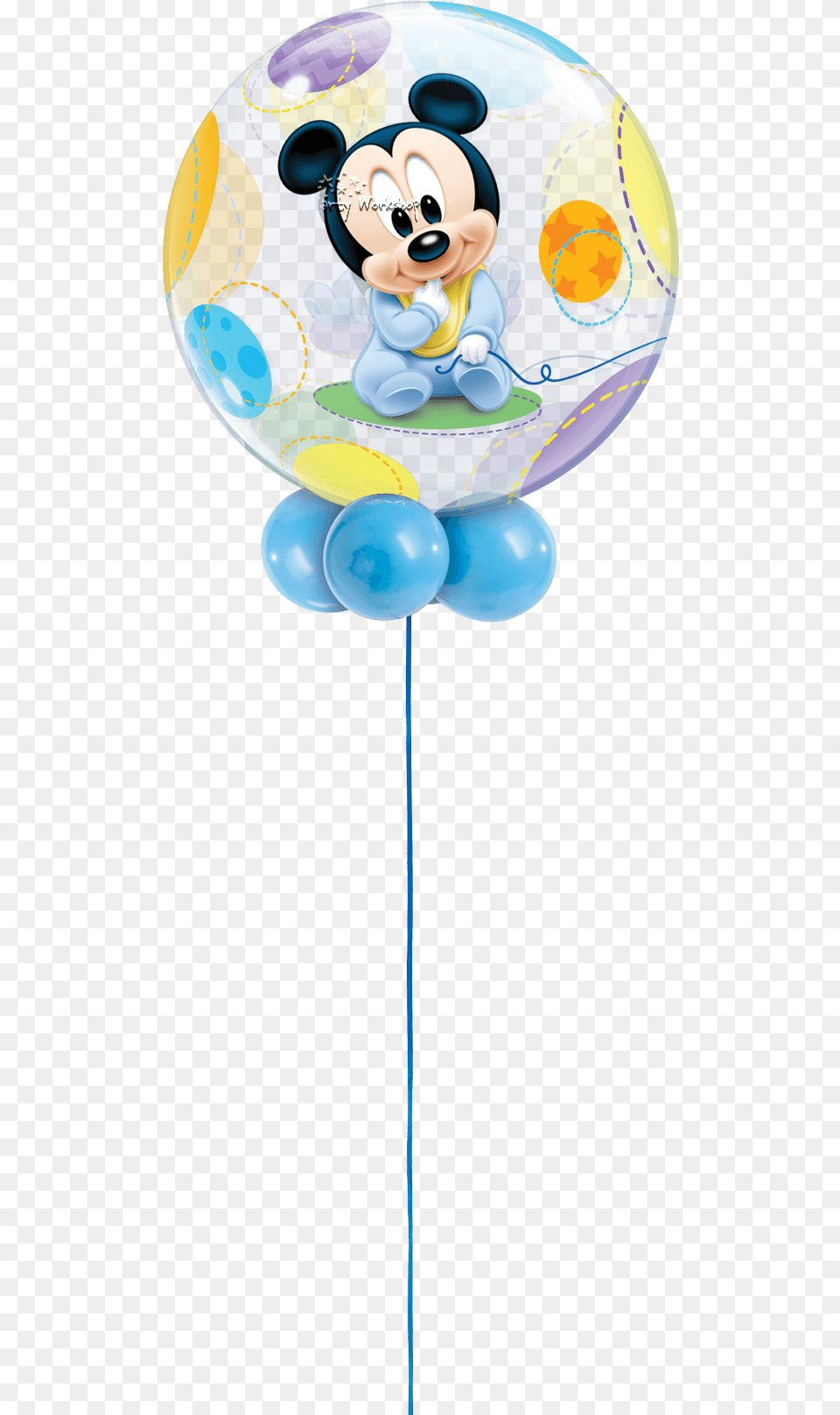 Baby Minnie Mickey Bubble Baby Mickey Mouse Balloons, Balloon Free Png Download