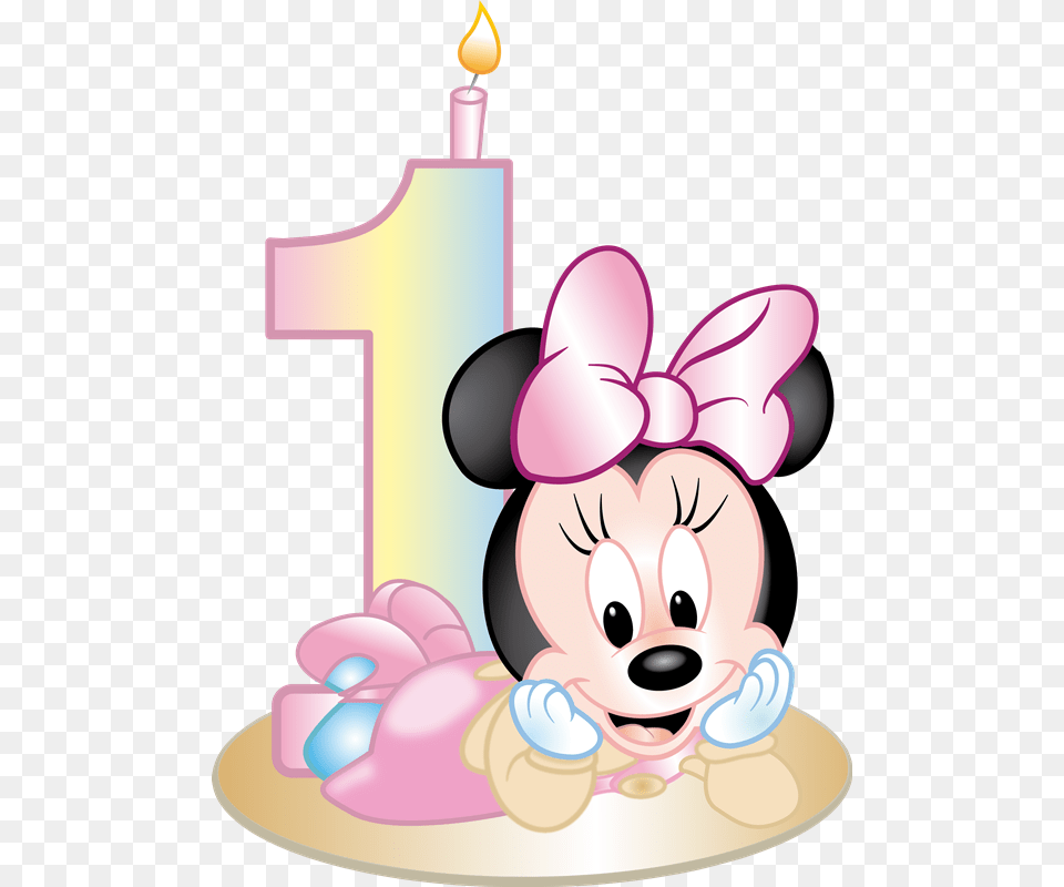 Baby Minnie Mouse 2nd Birthday, Person, People, Birthday Cake, Cake Png Image