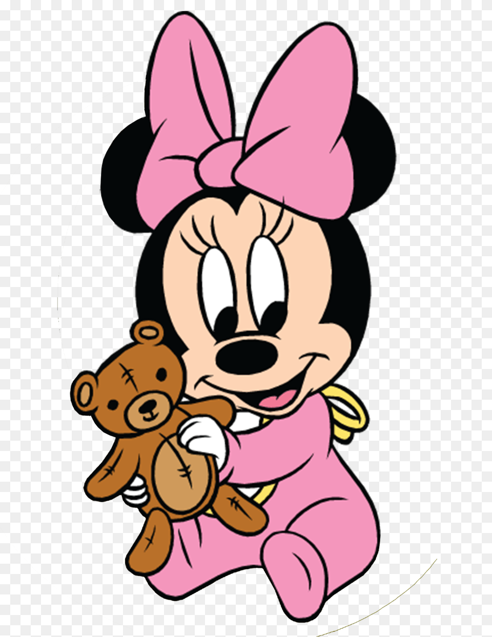 Baby Minnie Mouse, Cartoon, Person, Face, Head Free Transparent Png